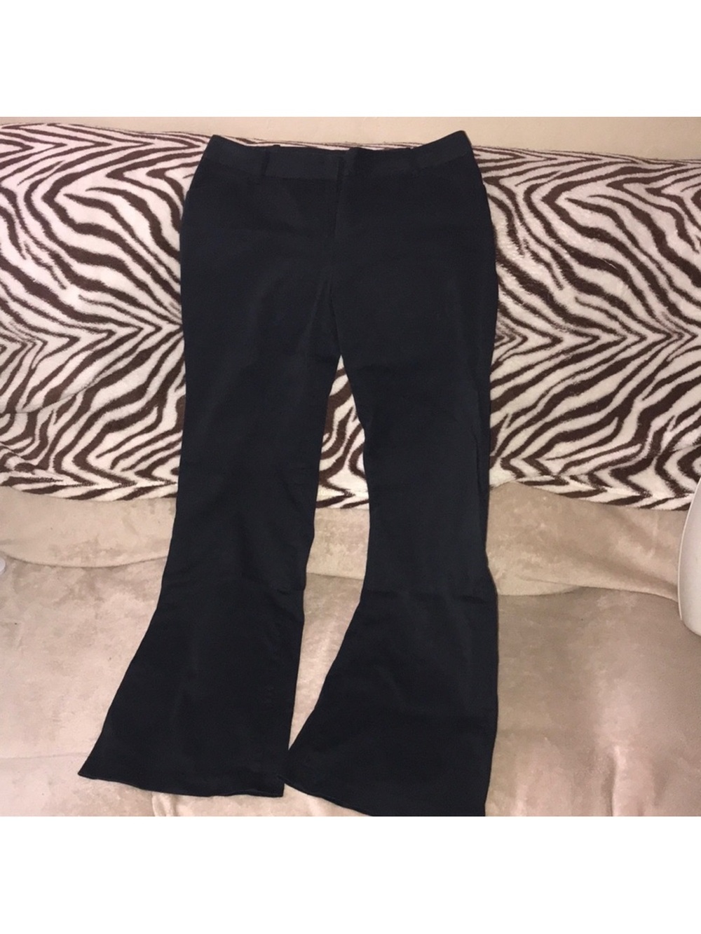 Byerwear size 7 Black Flare Pants wide leg